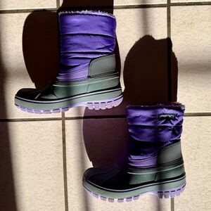 Lands' End kids frost insulated waterproof snow boots